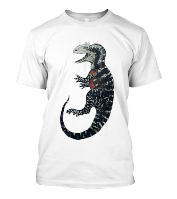 Allosaurus Dinosaur Prehistoric Paleontology Detailed Fossil T-Shirt