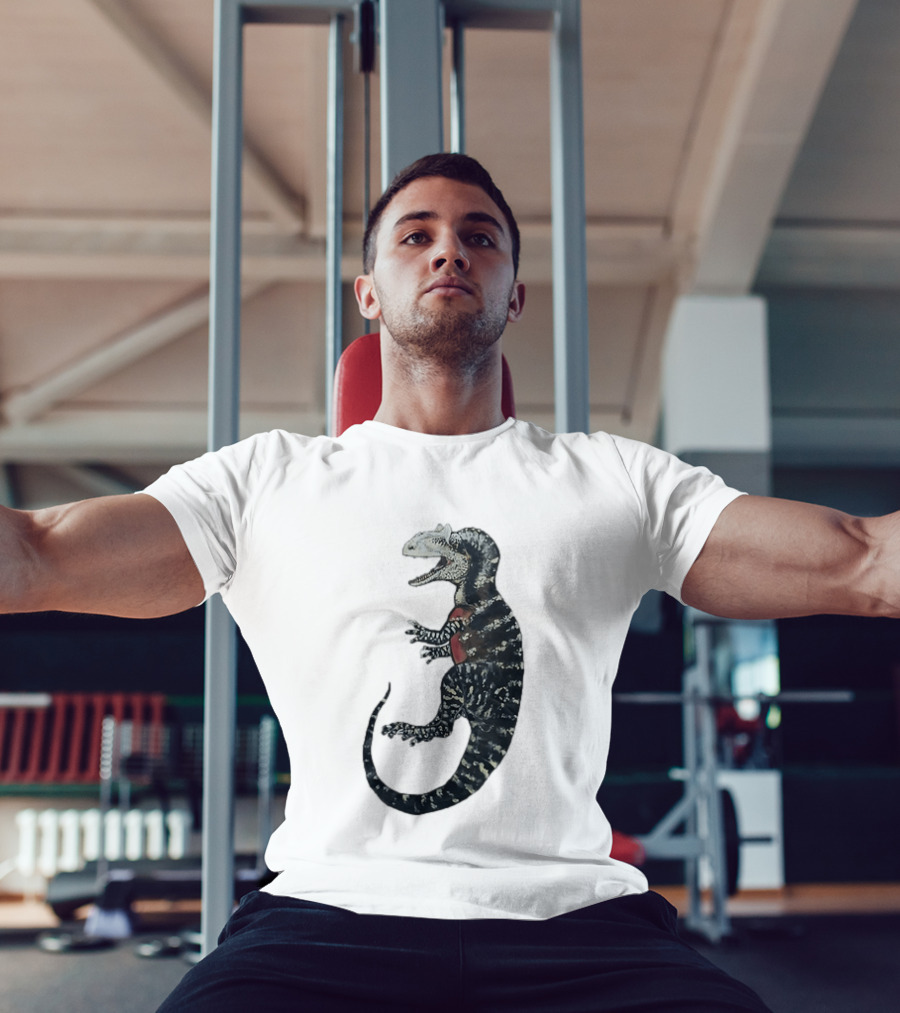 Allosaurus Dinosaur Prehistoric Paleontology Detailed Fossil T-Shirt