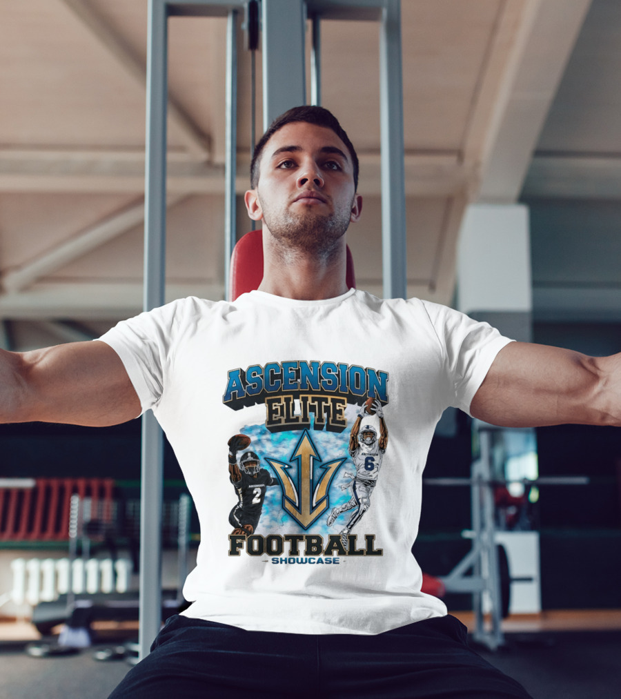 Ascension Elite Football Players 2 And 6 Showcase Sky Clouds T-Shirt