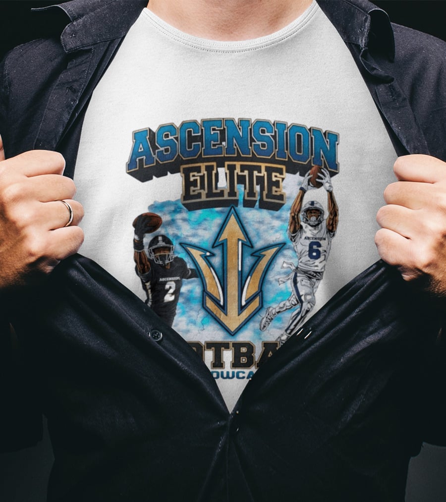 Ascension Elite Football Players 2 And 6 Showcase Sky Clouds T-Shirt