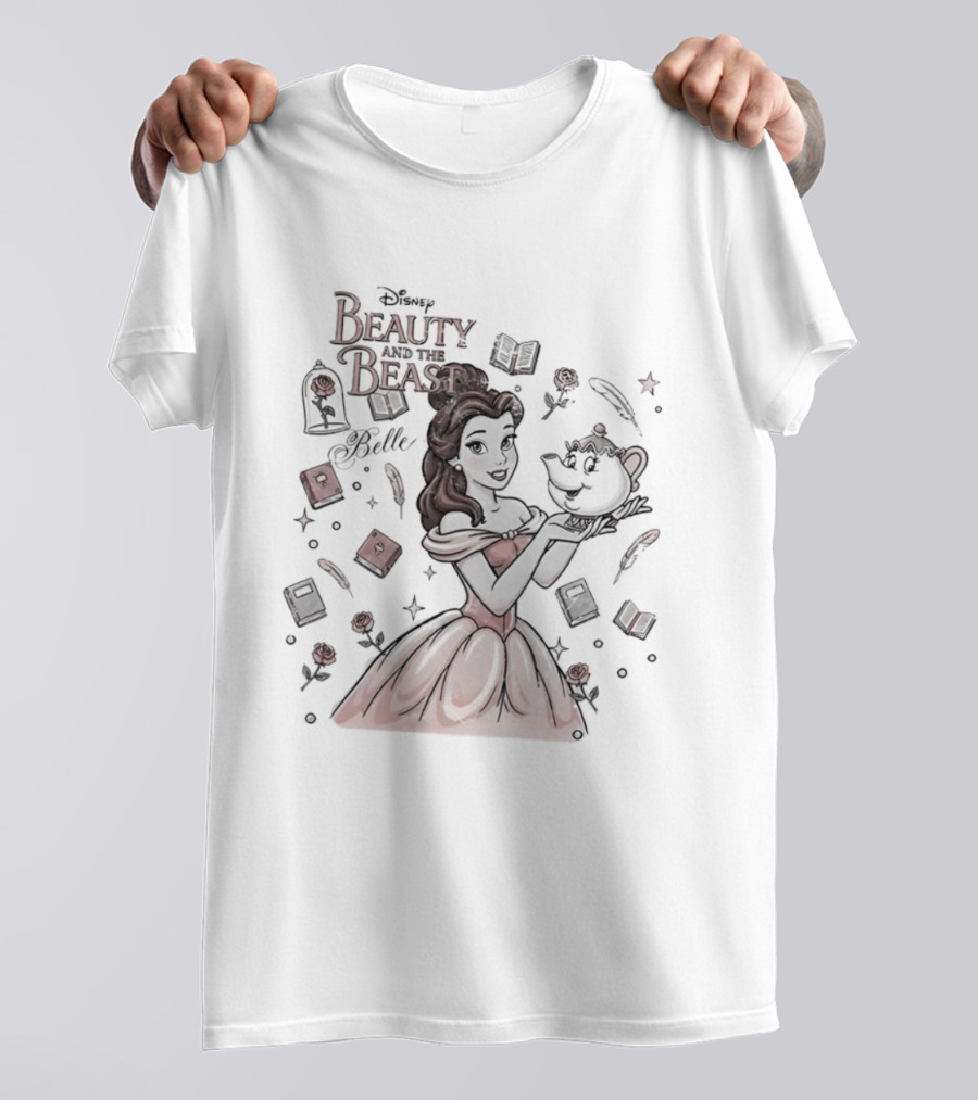 Beauty And The Beast Disney Belle With Mrs Potts T-Shirt
