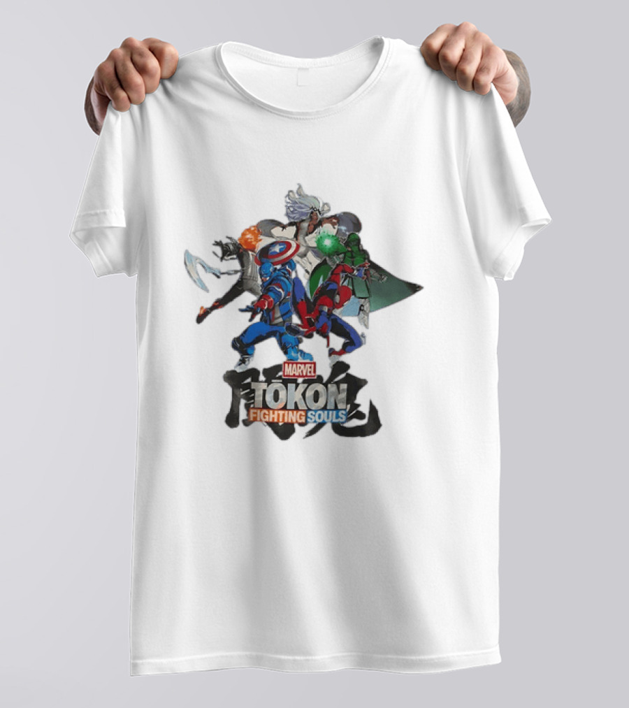 Marvel Captain America Tokon Fighting Souls T-Shirt
