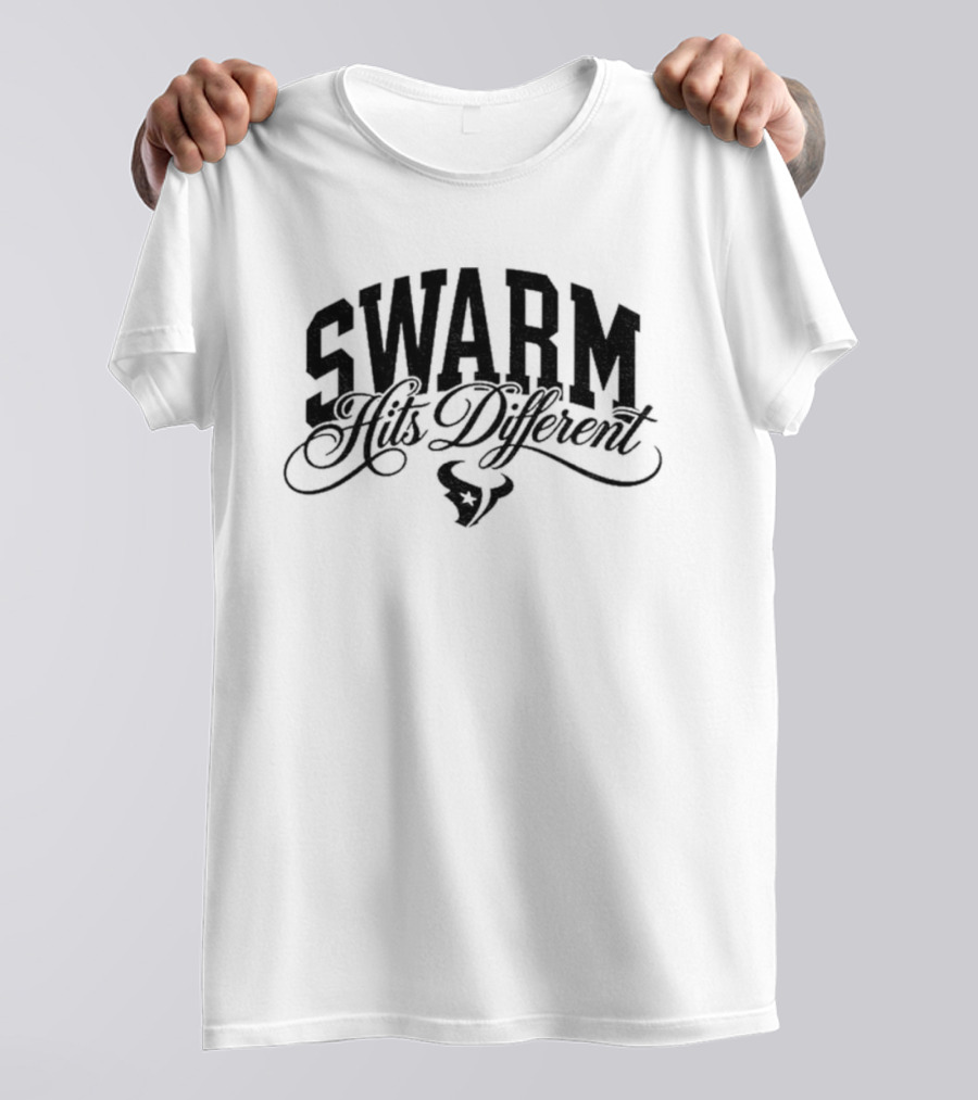 Swarm Hits Different Training Camp Texans T-Shirt