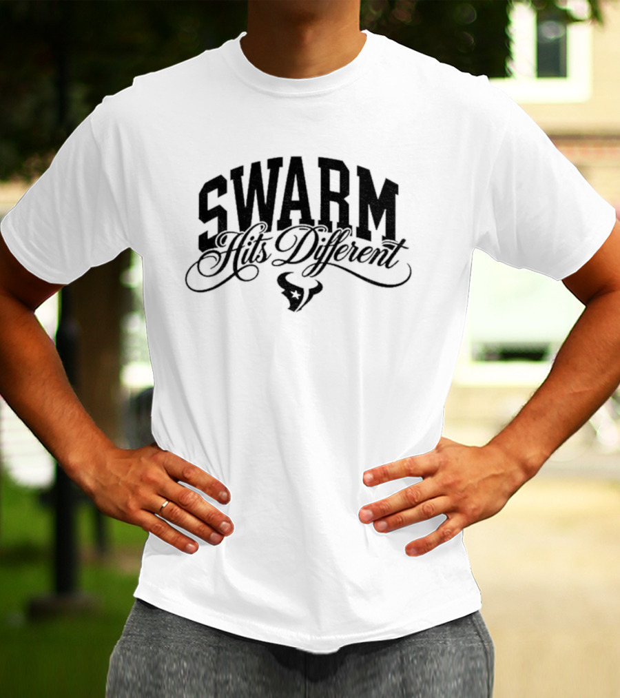 Swarm Hits Different Training Camp Texans T-Shirt