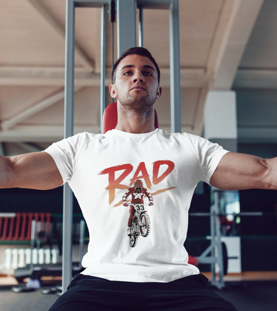 Rad 33 Motocross Rider Dirt Bike Motorcycle Adventure T-Shirt