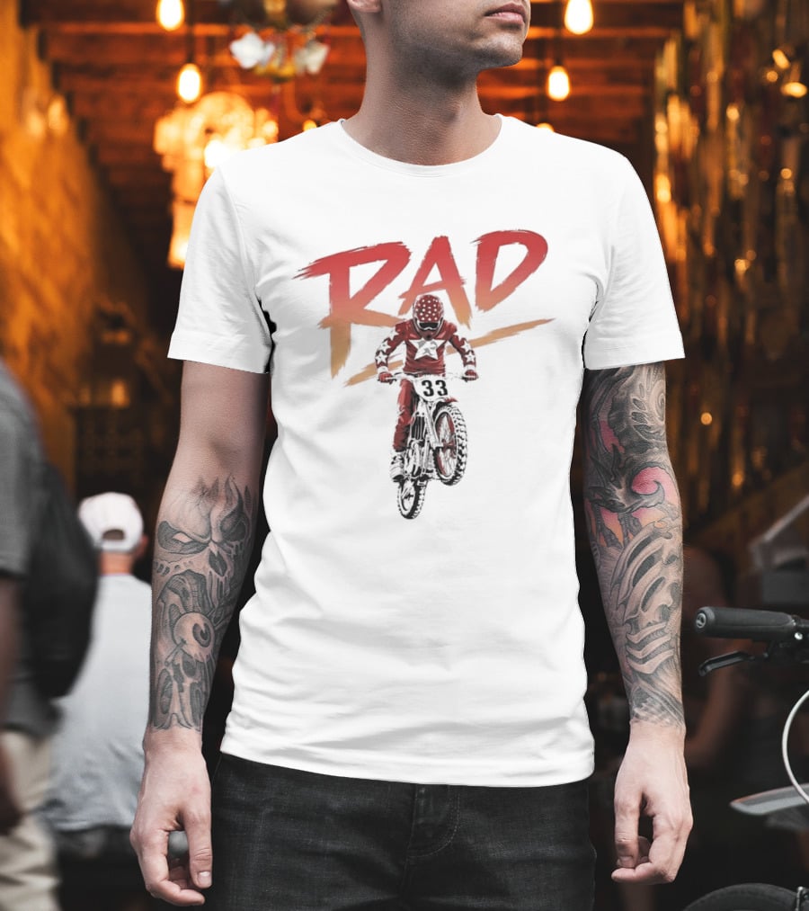 Rad 33 Motocross Rider Dirt Bike Motorcycle Adventure T-Shirt