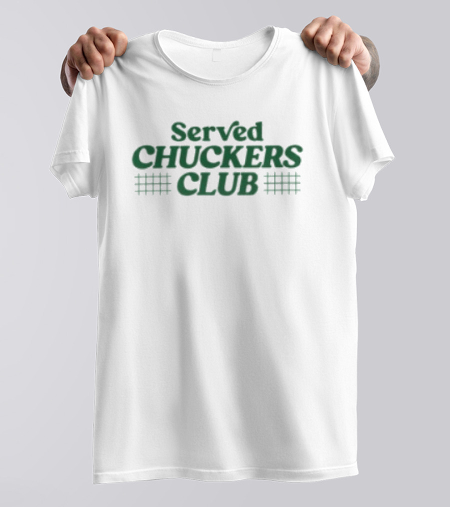 Served Podcast Chuckers Club Ivory T-Shirt