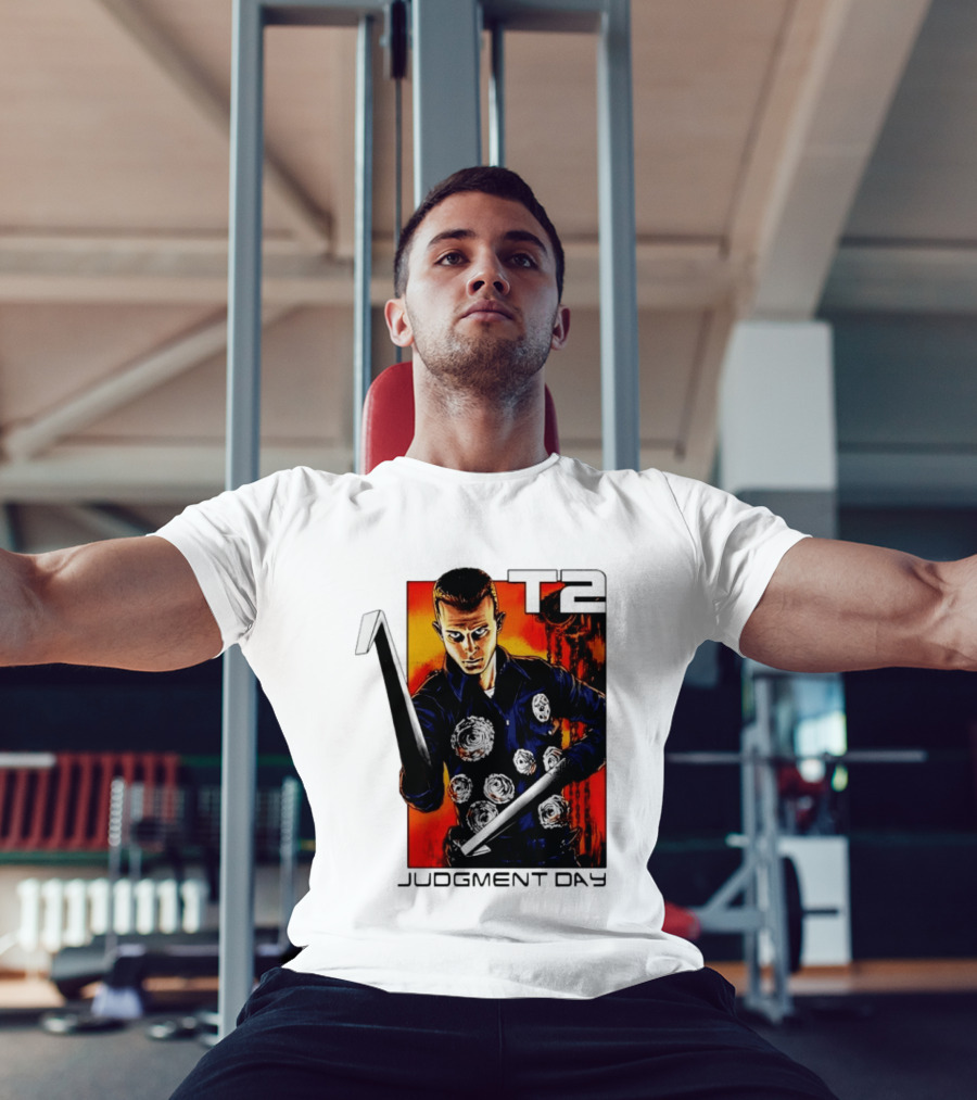 T2 Judgment Day 1000 Iconic Scene T-Shirt
