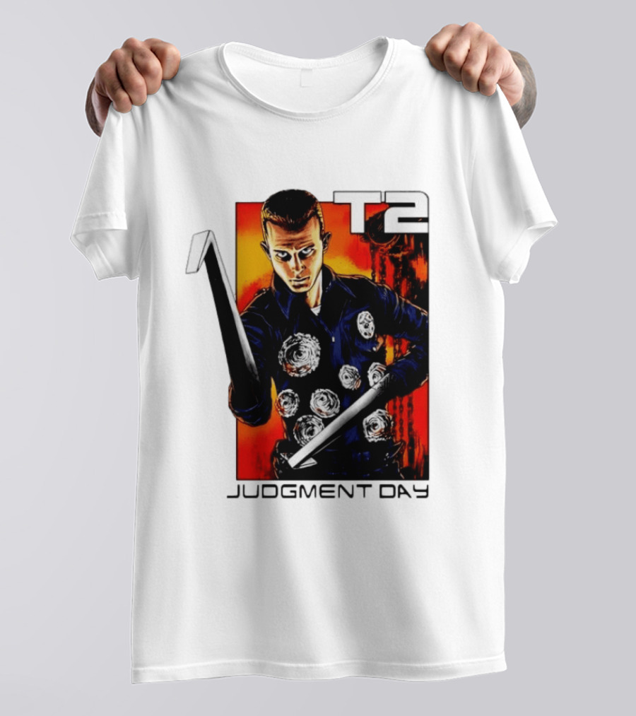 T2 Judgment Day 1000 Iconic Scene T-Shirt
