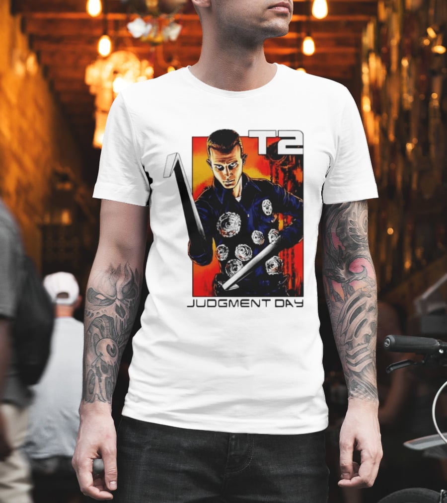 T2 Judgment Day 1000 Iconic Scene T-Shirt