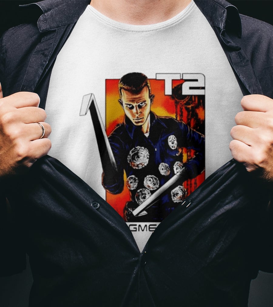 T2 Judgment Day 1000 Iconic Scene T-Shirt