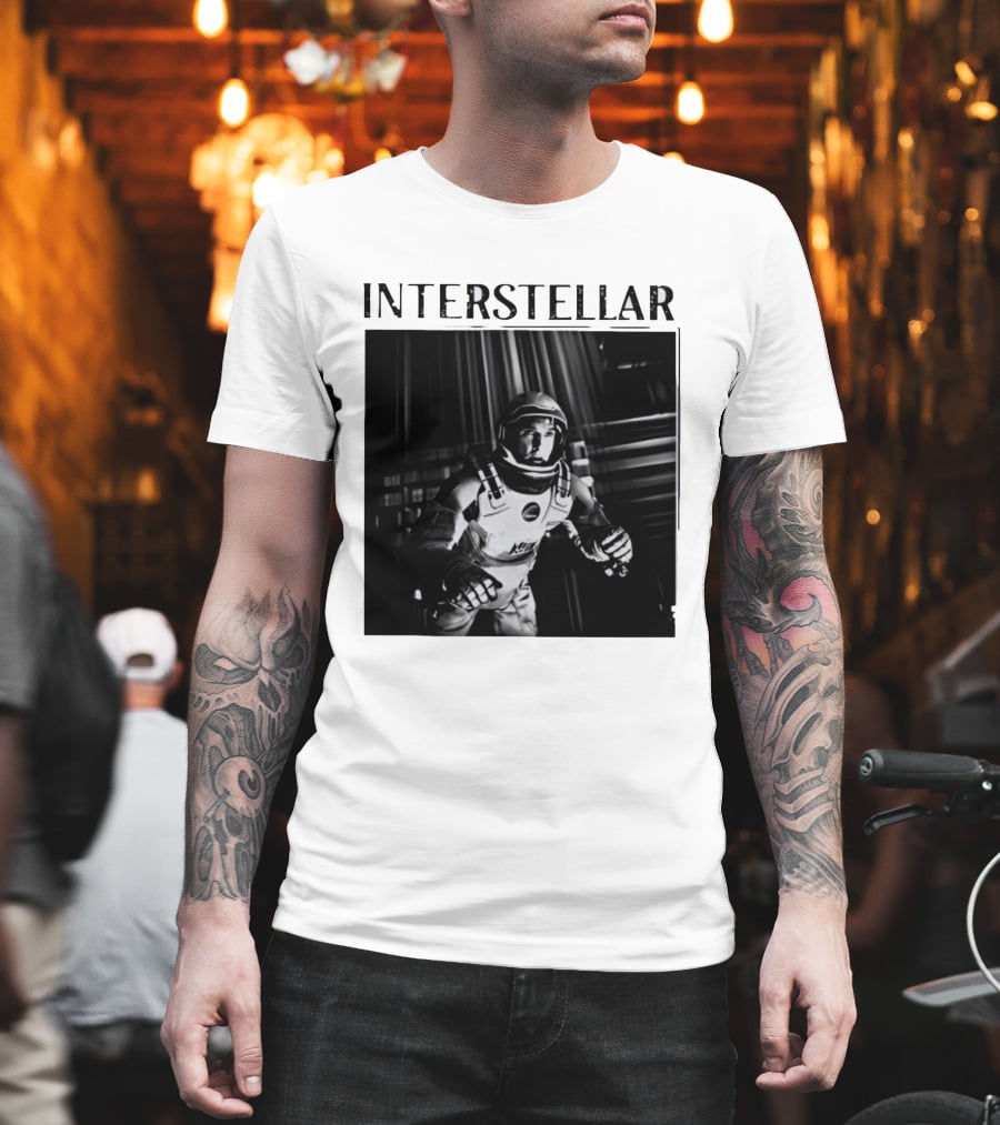 Interstellar 2014 Matthew McConaughey Spacesuit Scene T-Shirt