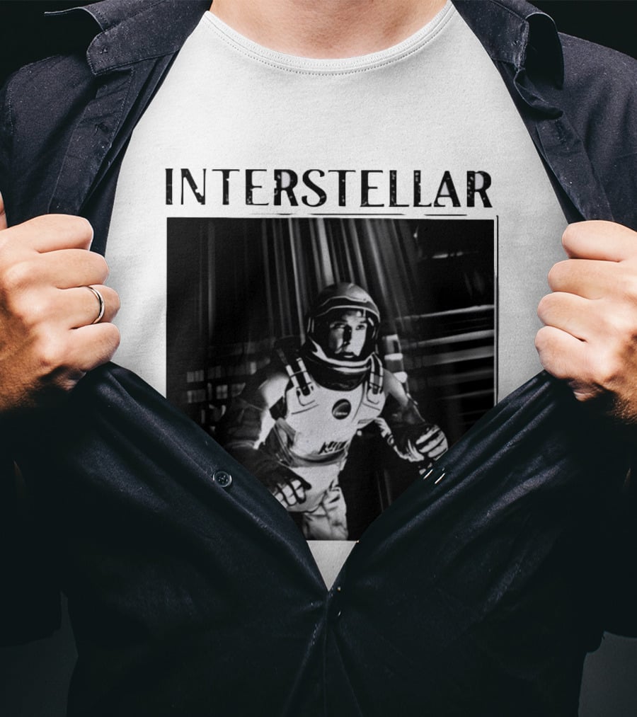 Interstellar 2014 Matthew McConaughey Spacesuit Scene T-Shirt