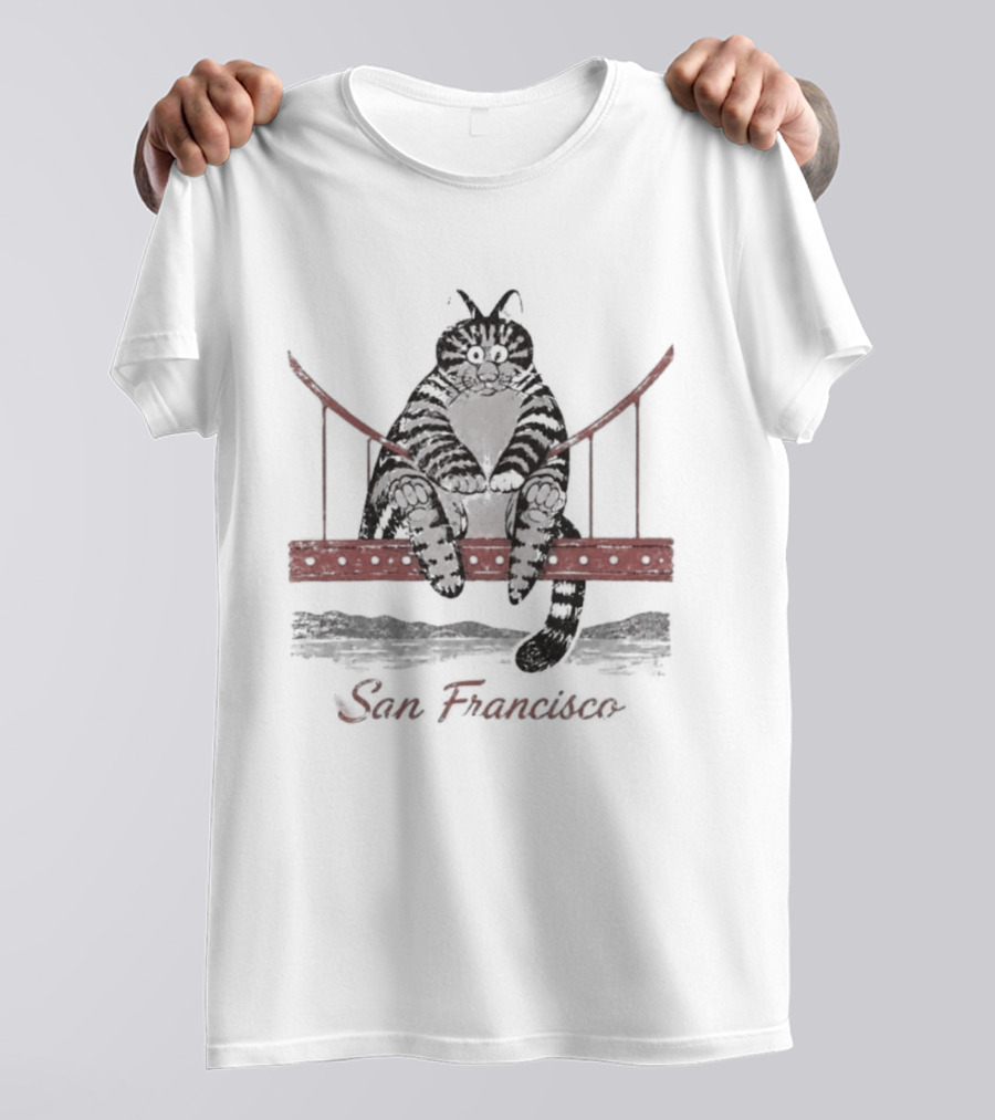 Project Hail Mary Cat Golden Gate Bridge San Francisco T-Shirt