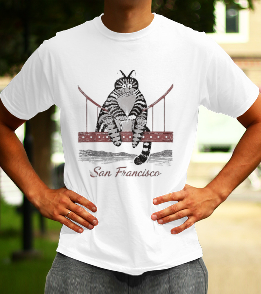 Project Hail Mary Cat Golden Gate Bridge San Francisco T-Shirt