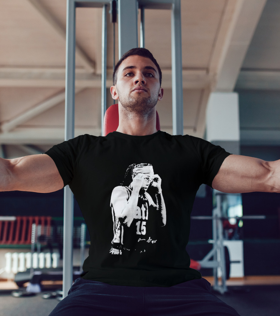 Allisha Gray Number 15 Goggles Gesture T-Shirt