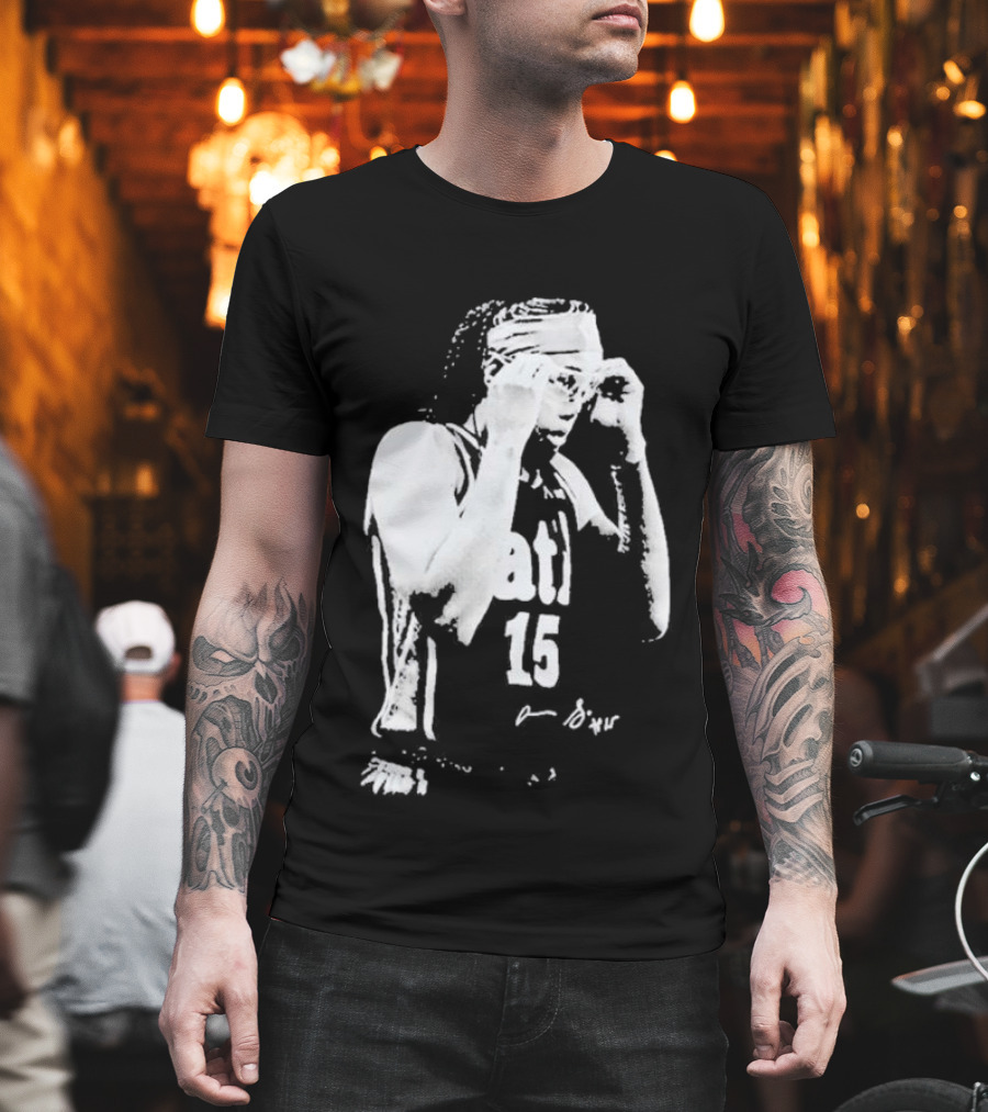 Allisha Gray Number 15 Goggles Gesture T-Shirt