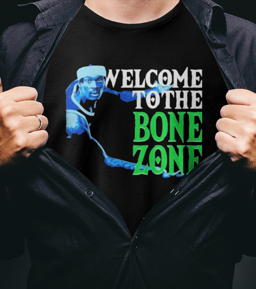 Welcome To The Bone Zone Minnesota Timberwolves Bones Hyland T-Shirt