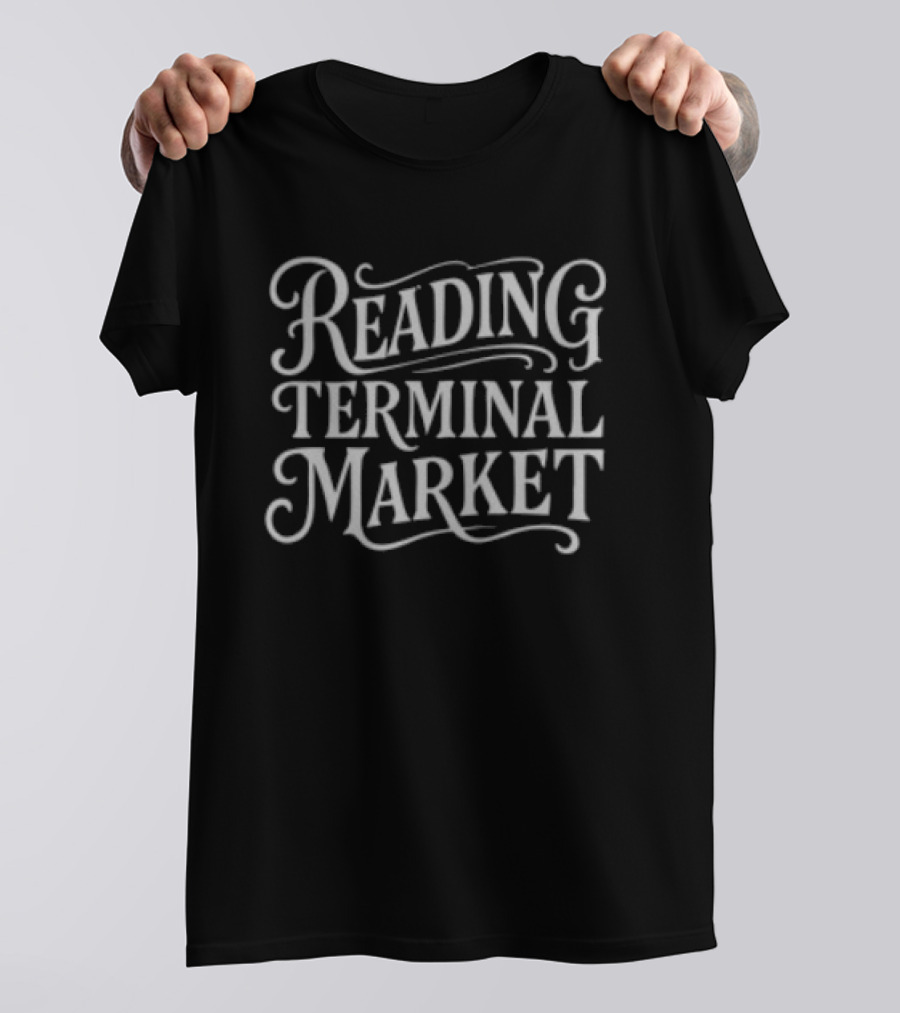 Reading Terminal Market Black Established T-Shirt