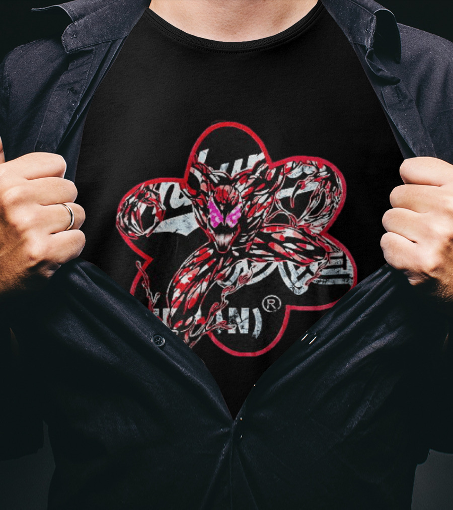 Carnage Marvel Comics Inhuman Villain Art From Inhuman Collection T-Shirt