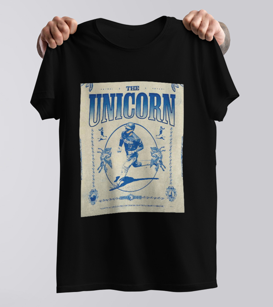 Shohei Ohtani The Unicorn Angels Dodgers Mythical Being Sports Star T-Shirt