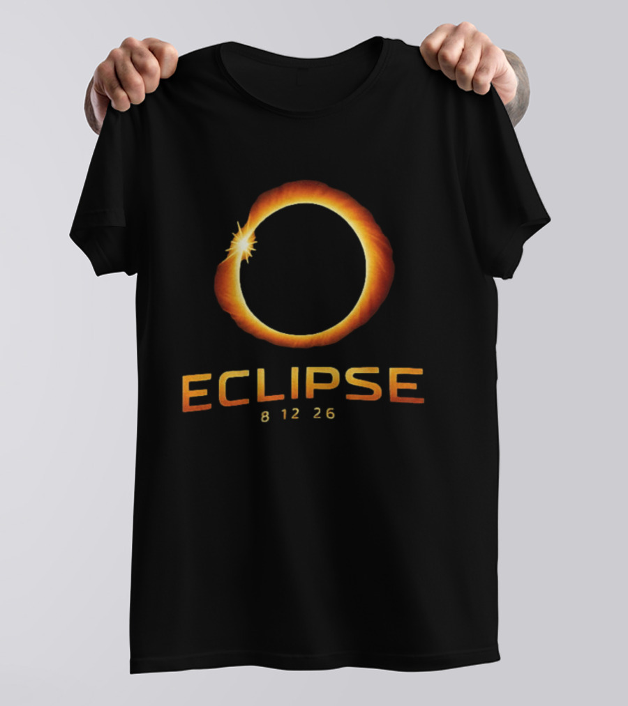 Eclipse 8 12 26 Solar Event August 12 2026 T-Shirt
