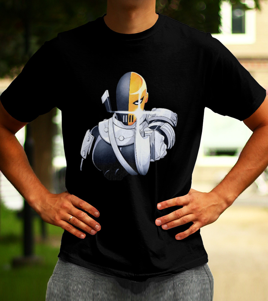 Deathstroke DC Comics Armor Sword Wielding T-Shirt
