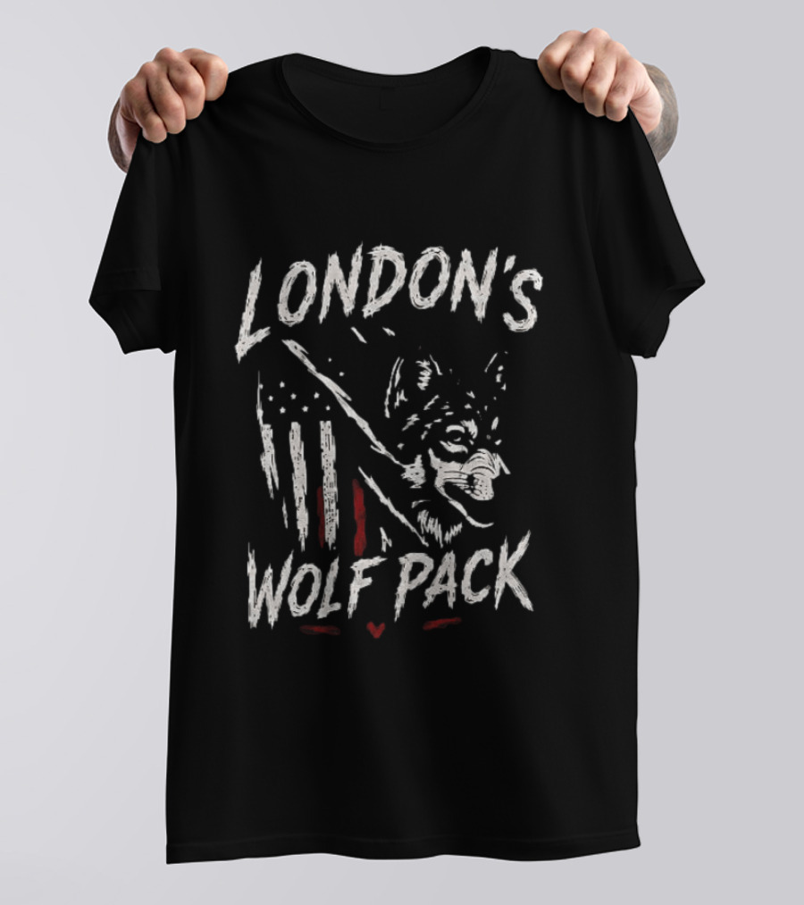 London's Wolf Pack Fierce Spirit T-Shirt