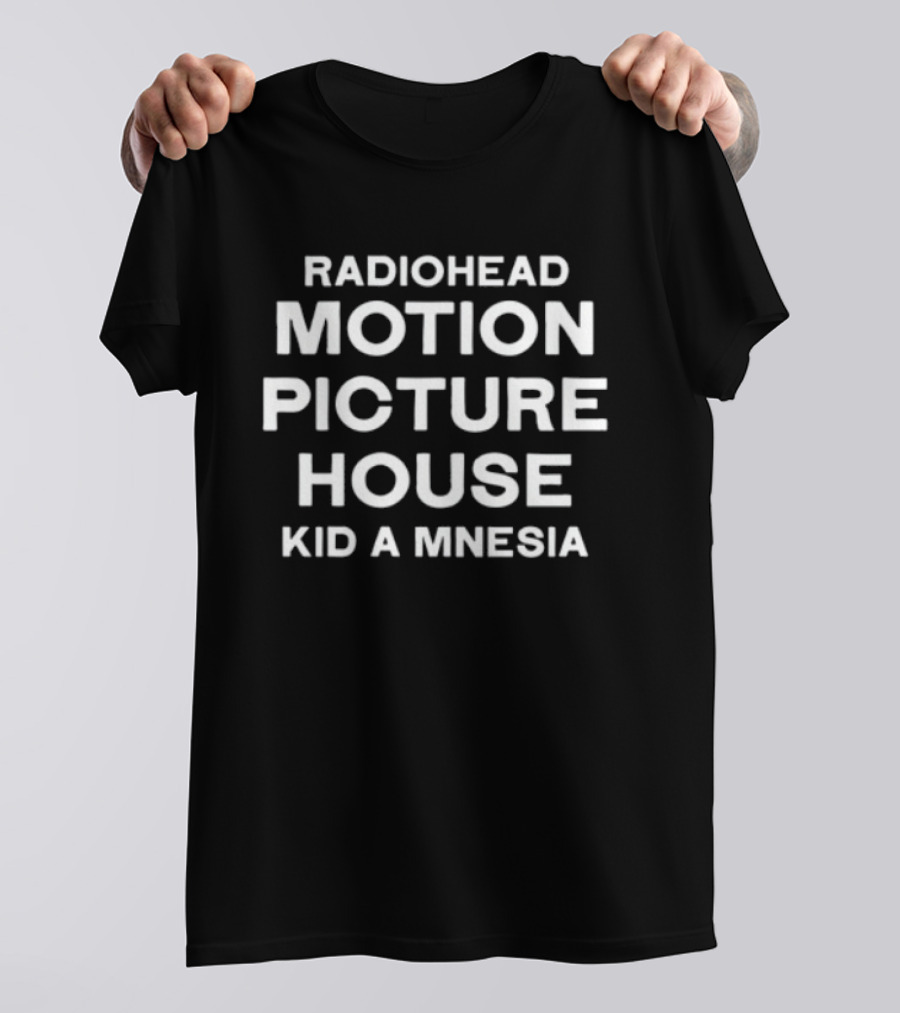 RADIOHEAD Motion Picture House Kid A Mnesia T-Shirt
