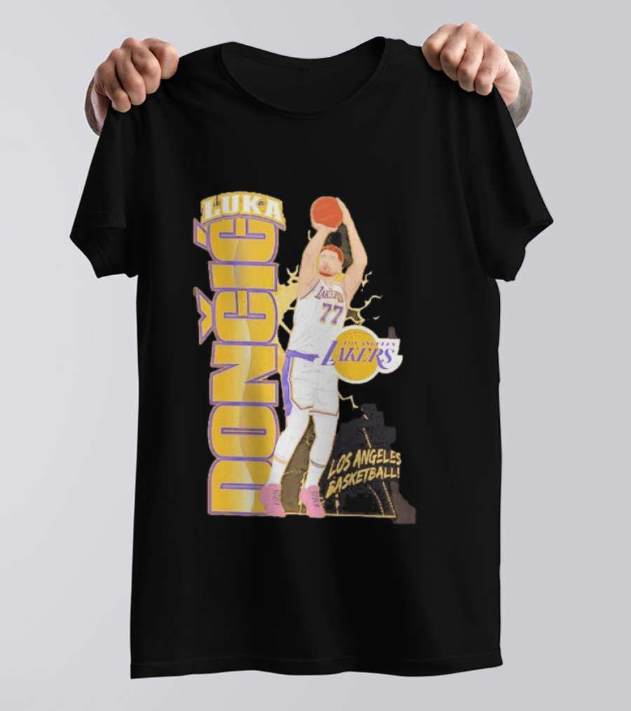 Los Angeles Lakers Luka Dončić Basketball 77 T-Shirt