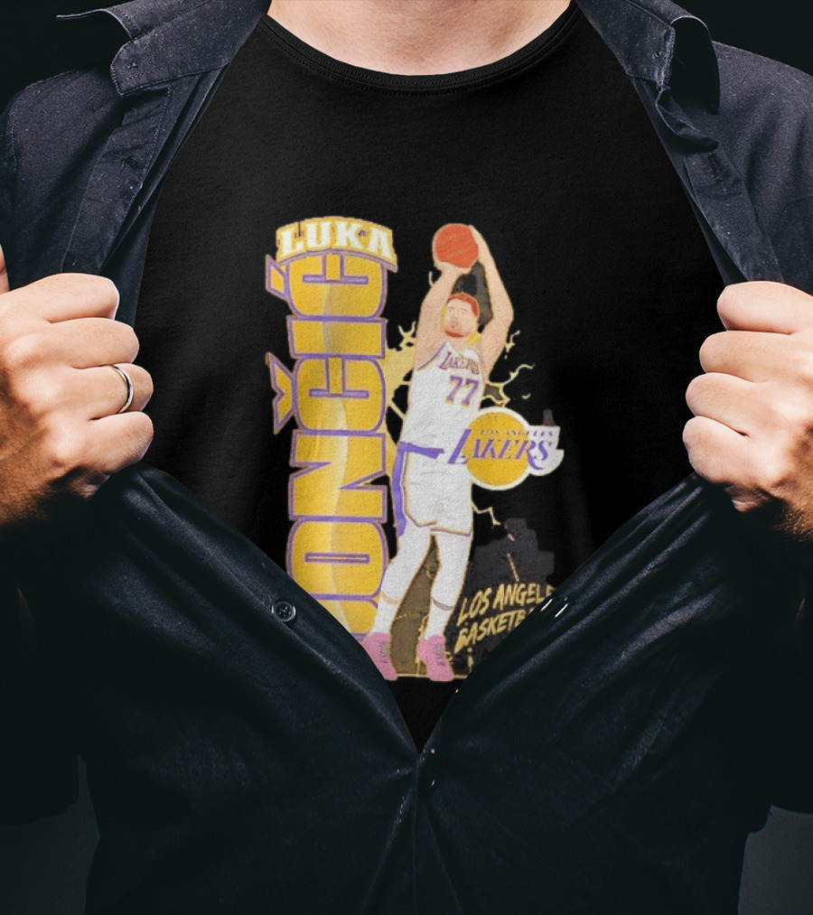Los Angeles Lakers Luka Dončić Basketball 77 T-Shirt