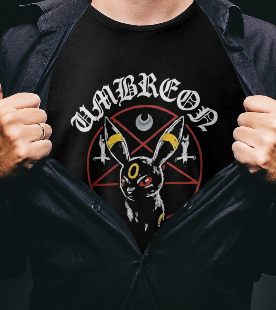 Umbreon Pentagram Moon Symbol Pokémon T-Shirt