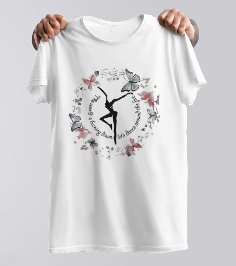Dave Matthews Band Walk Around The Moon The World Is Burning Down Roses Dancing T-Shirt