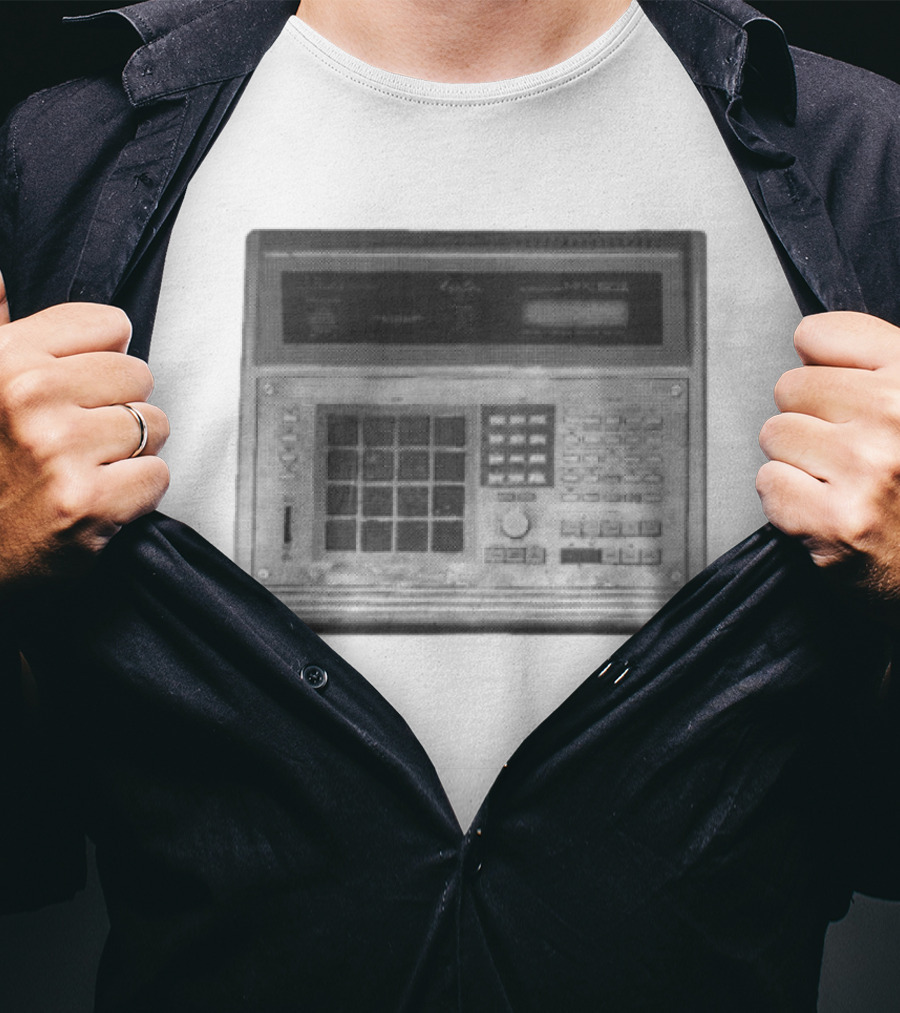 DJ Shadow Store Mo'wax Akai MPC Sequencer White T-Shirt