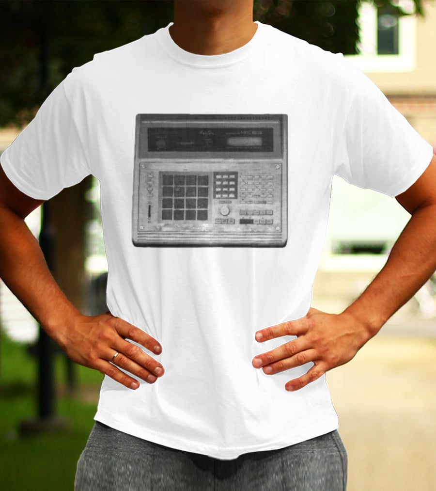 DJ Shadow Store Mo'wax Akai MPC Sequencer White T-Shirt
