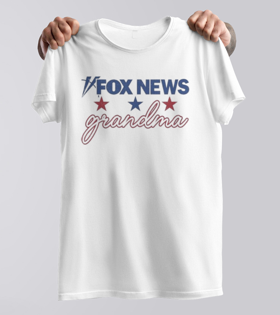 FOX News Grandma Stars Blue Red T-Shirt