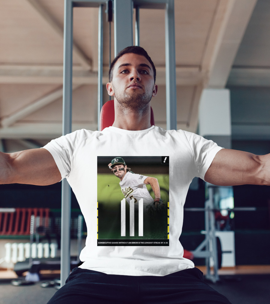 Jacob Wilson Athletics 111 Consecutive Errorless Games Record By Shortstop T-Shirt