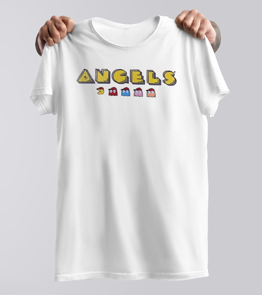 Los Angeles Angels Pac Man Ghosts Collaboration T-Shirt