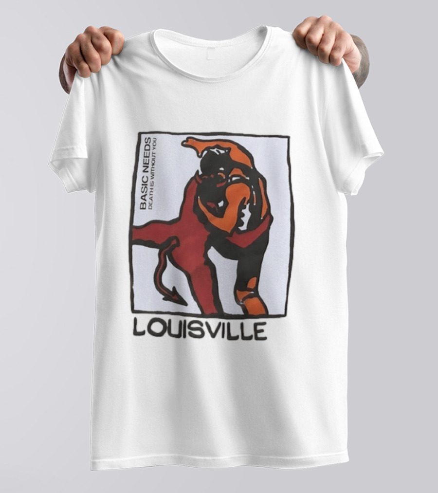 Louisville Basic Needs Death Is Without You Wrestling T-Shirt