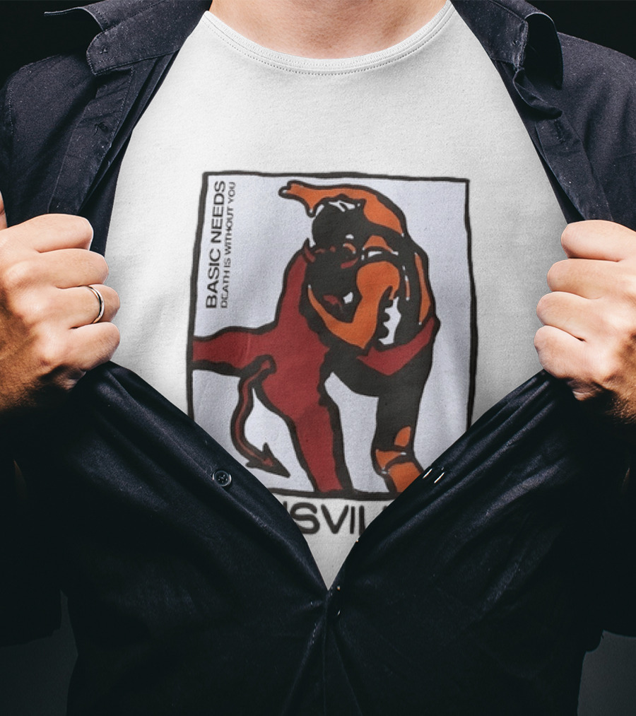 Louisville Basic Needs Death Is Without You Wrestling T-Shirt