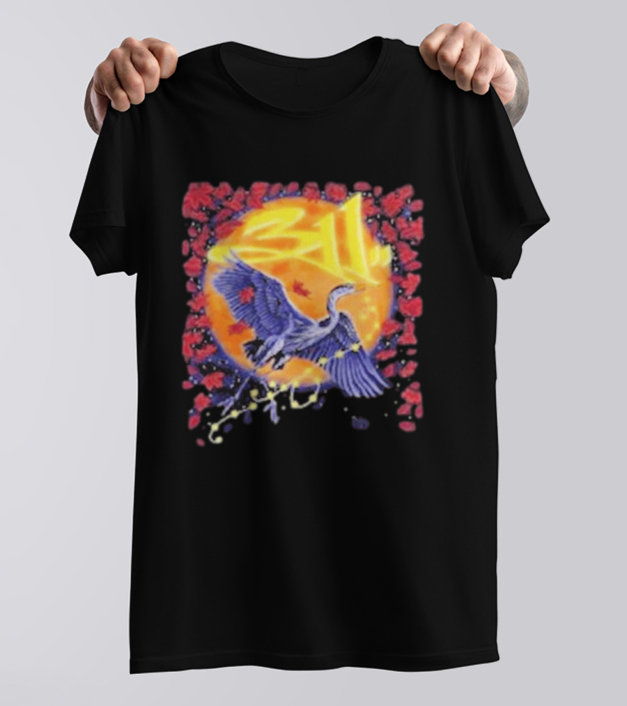 311 Band 2026 US Tour With Beach Weather Tunnel Vision Heron And Sun T-Shirt