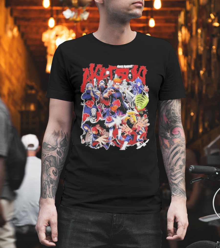 Akatsuki Vibes Konnect Naruto Anime Pain Characters Animation T-Shirt