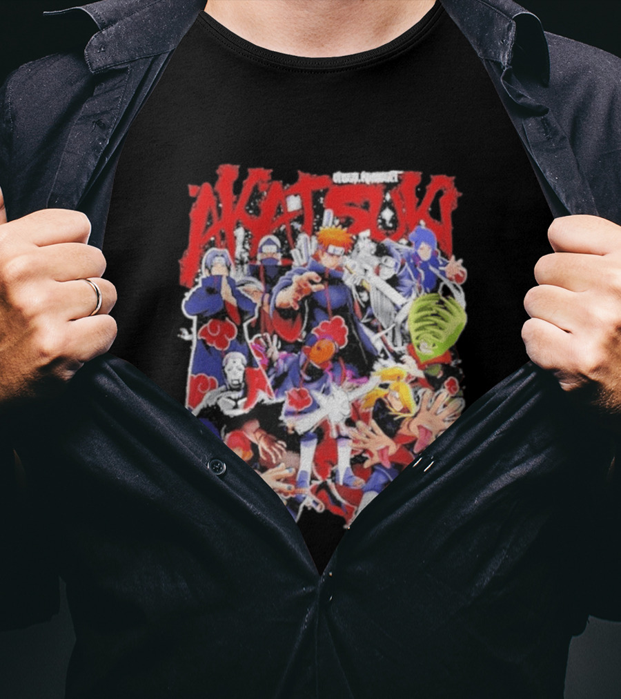 Akatsuki Vibes Konnect Naruto Anime Pain Characters Animation T-Shirt