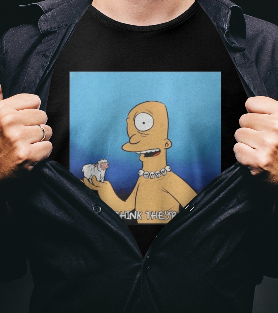 Odyssey The Cyclops I Just Think They're Neat Funny Cartoon T-Shirt