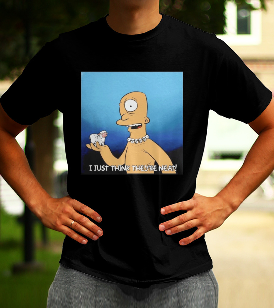 Odyssey The Cyclops I Just Think They're Neat Funny Cartoon T-Shirt