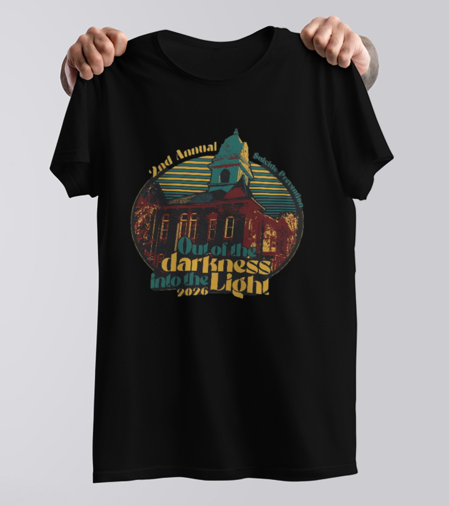 2nd Annual Suicide Prevention Out Of The Darkness Into The Light 2026 T-Shirt