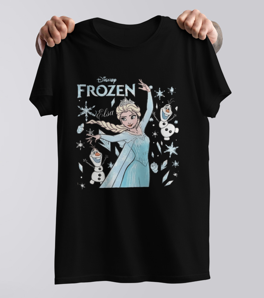 Disney Frozen Elsa Olaf Snow Queen T-Shirt