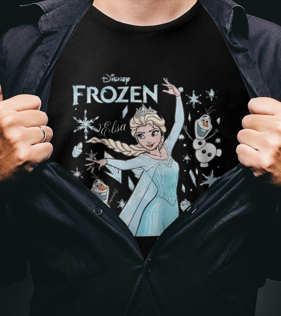 Disney Frozen Elsa Olaf Snow Queen T-Shirt