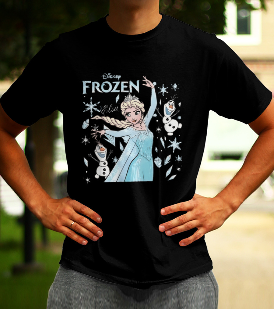 Disney Frozen Elsa Olaf Snow Queen T-Shirt