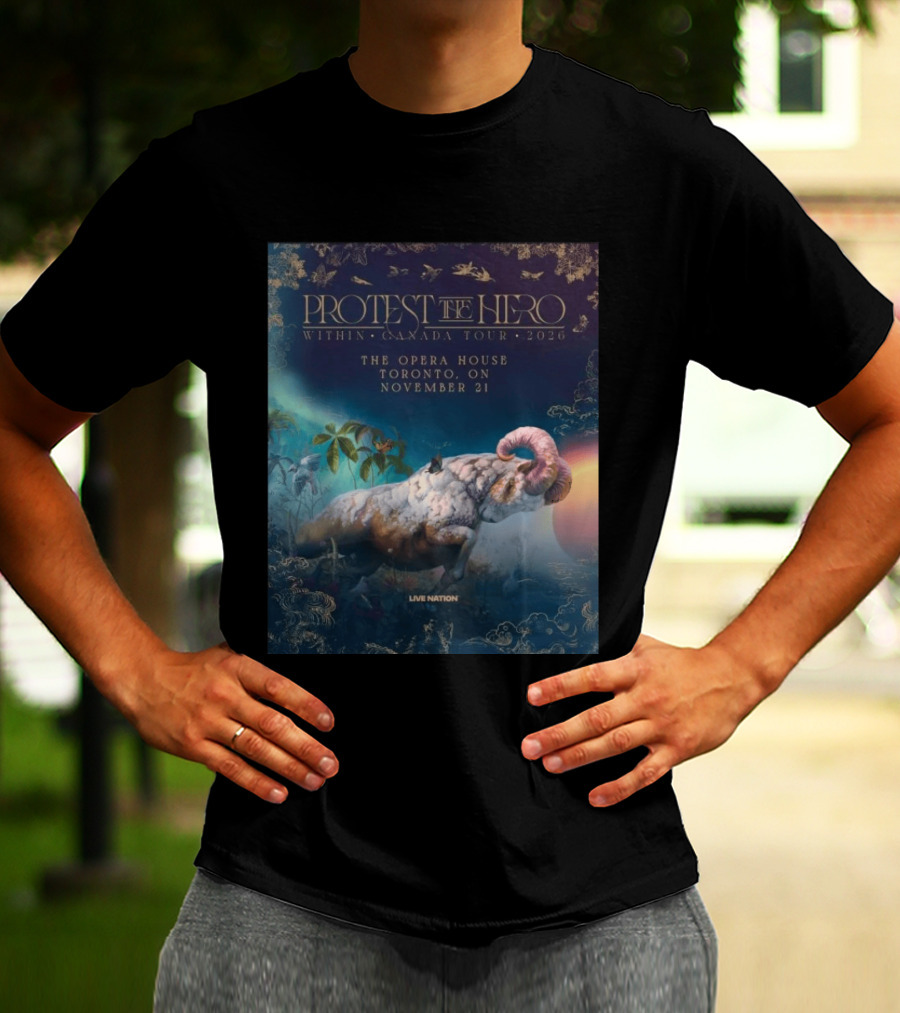 Protest The Hero Within Canada Tour 2026 Opera House Toronto November 21 Live Nation T-Shirt